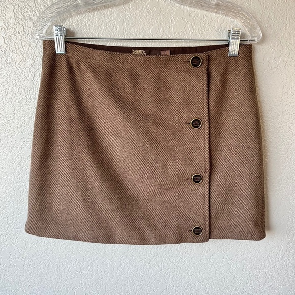 Prana Dresses & Skirts - *FIRM PRICE* PrAna Nicky Wool Blend Wrap Mini Skirt